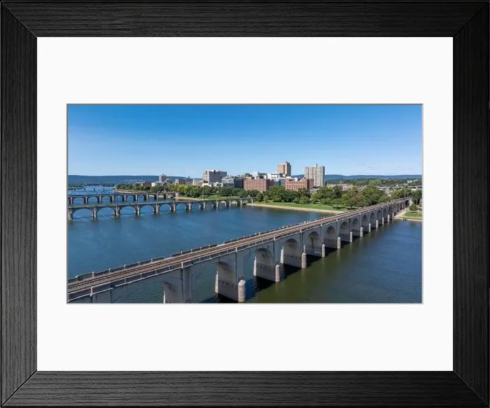 Framed Print : Late summer, early fall aerial Framed Print : Late summer, early fall aerial