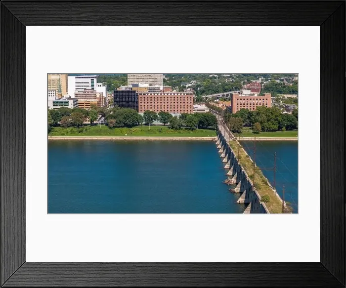 Framed Print : Late summer, early fall aerial Framed Print : Late summer, early fall aerial