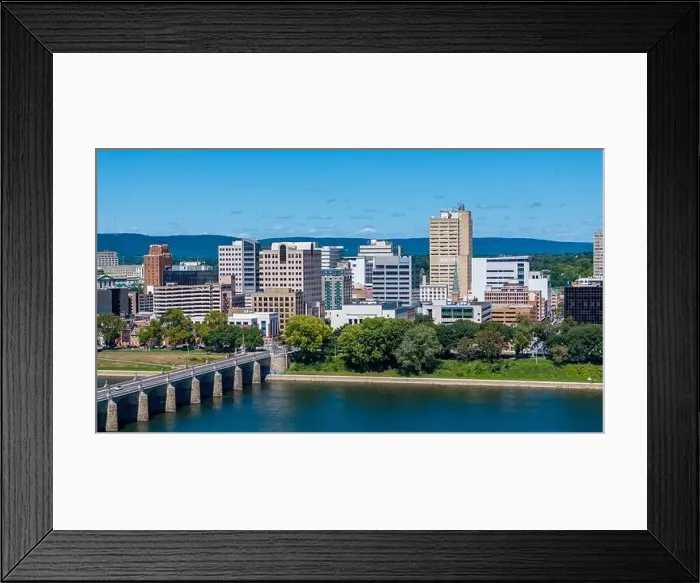 Framed Print : Late summer, early fall aerial Framed Print : Late summer, early fall aerial