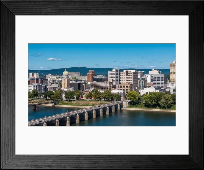 Framed Print : Late summer, early fall aerial Framed Print : Late summer, early fall aerial