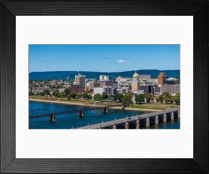 Framed Print : Late summer, early fall aerial Framed Print : Late summer, early fall aerial