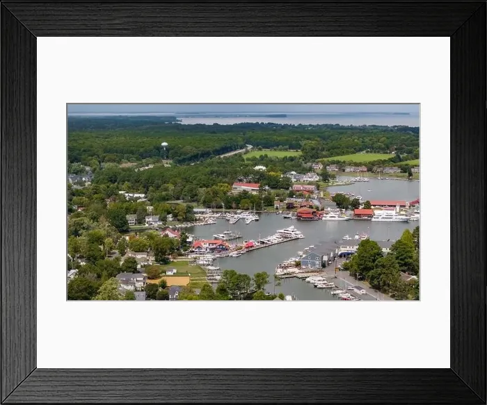 Framed Print : Late summer, early fall aerial Framed Print : Late summer, early fall aerial