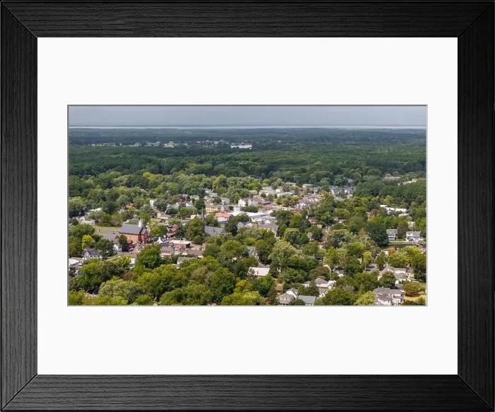 Framed Print : Late summer, early fall aerial Framed Print : Late summer, early fall aerial