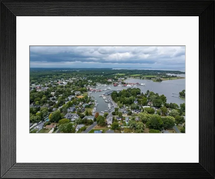 Framed Print : Late summer, early fall aerial Framed Print : Late summer, early fall aerial
