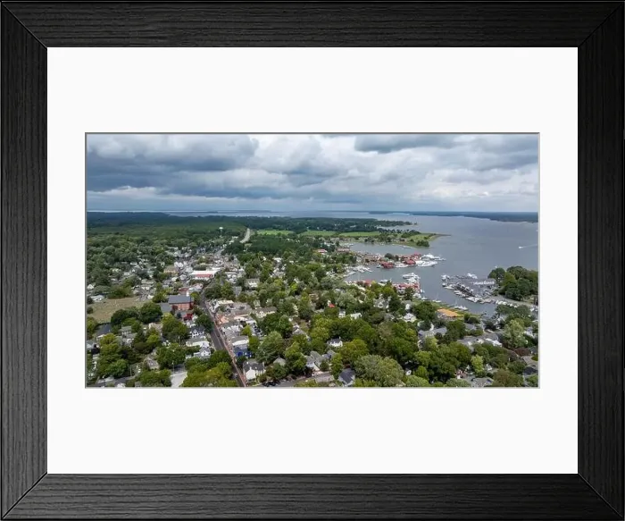 Framed Print : Late summer, early fall aerial Framed Print : Late summer, early fall aerial