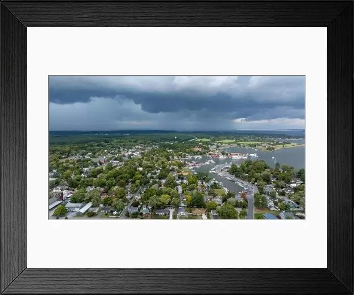 Framed Print : Late summer, early fall aerial Framed Print : Late summer, early fall aerial