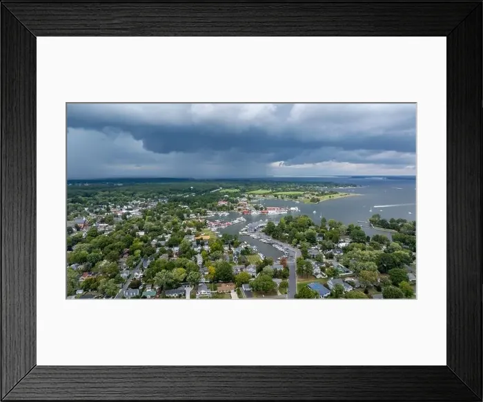 Framed Print : Late summer, early fall aerial Framed Print : Late summer, early fall aerial