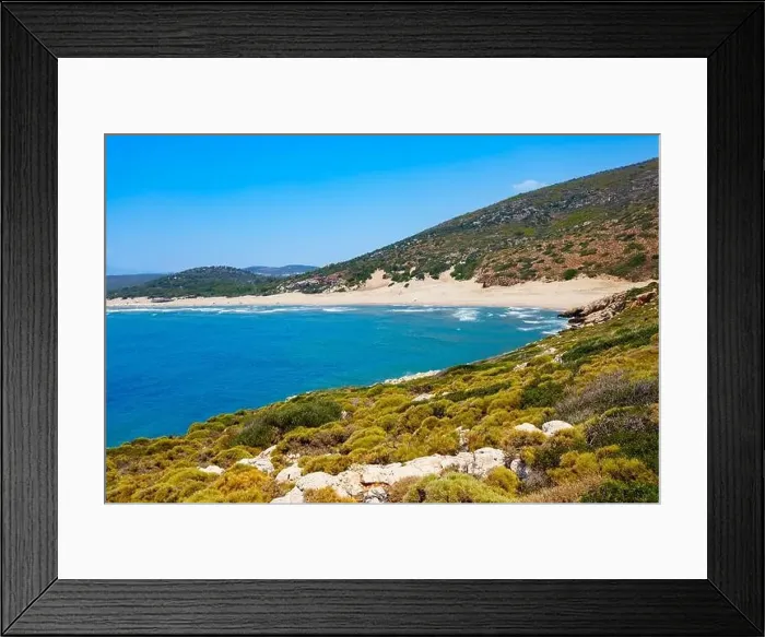 Framed Print : Patara yellow sand beach aerial panoramic view in Antalya Province, Turkey Framed Print : Patara yellow sand beach aerial panoramic view in Antalya Province, Turkey