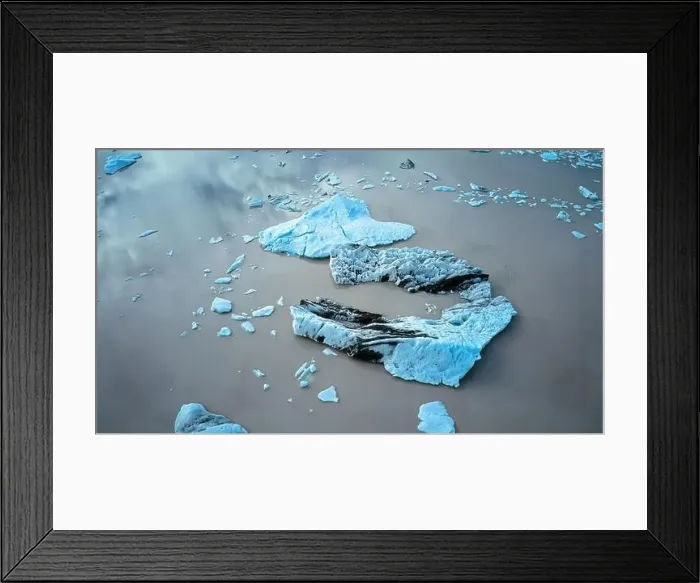 Framed Print : glacier in Iceland, Hvannadalshnukur, drone photo Framed Print : glacier in Iceland, Hvannadalshnukur, drone photo