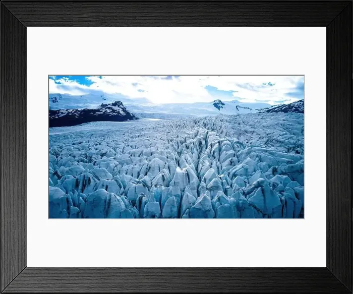 Framed Print : glacier in Iceland, Hvannadalshnukur, drone photo Framed Print : glacier in Iceland, Hvannadalshnukur, drone photo