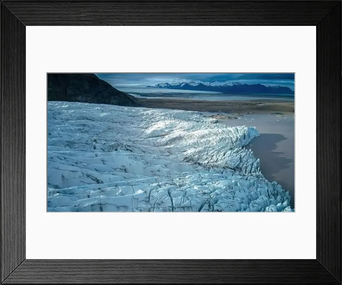 Framed Print : glacier in Iceland, Hvannadalshnukur, drone photo Framed Print : glacier in Iceland, Hvannadalshnukur, drone photo