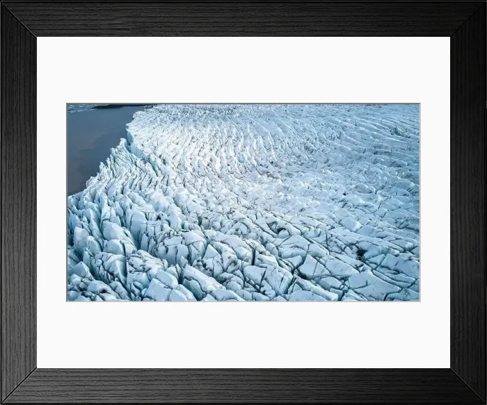 Framed Print : glacier in Iceland, Hvannadalshnukur, drone photo Framed Print : glacier in Iceland, Hvannadalshnukur, drone photo