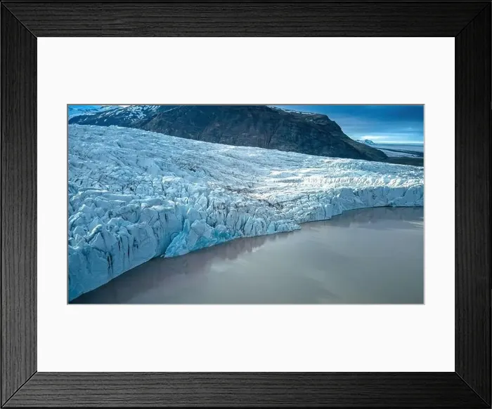 Framed Print : glacier in Iceland, Hvannadalshnukur, drone photo Framed Print : glacier in Iceland, Hvannadalshnukur, drone photo