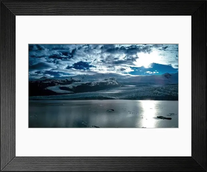 Framed Print : glacier in Iceland, Hvannadalshnukur, drone photo Framed Print : glacier in Iceland, Hvannadalshnukur, drone photo