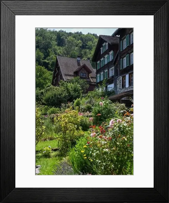 Framed Print : Werdenberg, Switzerland - 14 July 2024: view at the village of Werdenberg on Switzerland Framed Print : Werdenberg, Switzerland - 14 July 2024: view at the village of Werdenberg on Switzerland