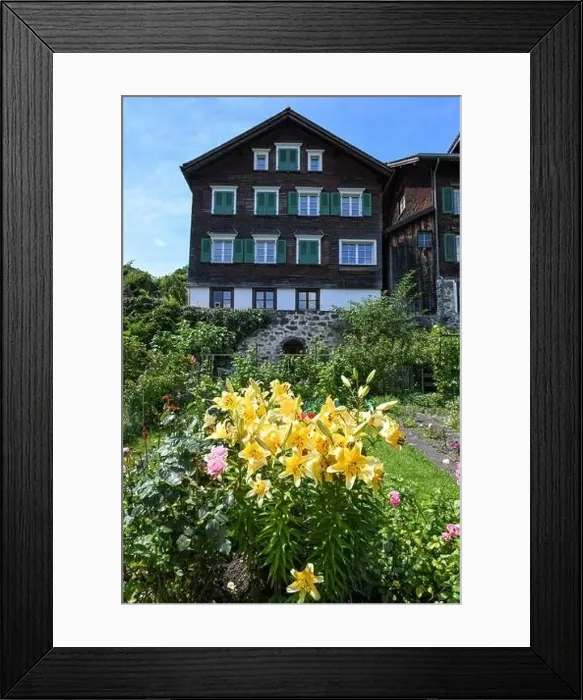 Framed Print : Werdenberg, Switzerland - 14 July 2024: view at the village of Werdenberg on Switzerland Framed Print : Werdenberg, Switzerland - 14 July 2024: view at the village of Werdenberg on Switzerland