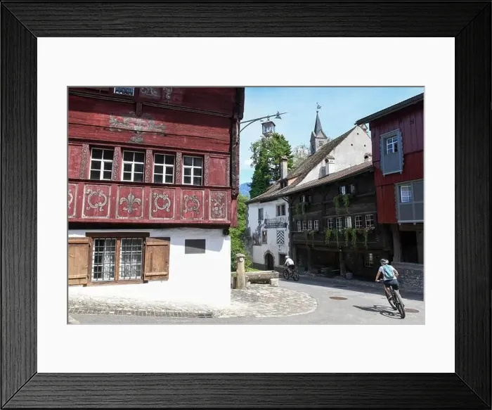 Framed Print : Werdenberg, Switzerland - 14 July 2024: view at the village of Werdenberg on Switzerland Framed Print : Werdenberg, Switzerland - 14 July 2024: view at the village of Werdenberg on Switzerland