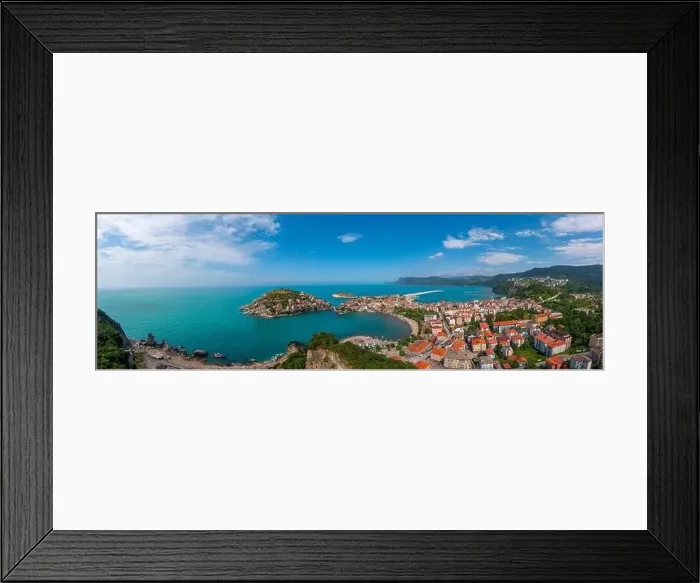 Framed Print : Beautiful cityscape on the mountains over Black-sea, Amasra. Amasra traditional Turkish architecture Framed Print : Beautiful cityscape on the mountains over Black-sea, Amasra. Amasra traditional Turkish architecture