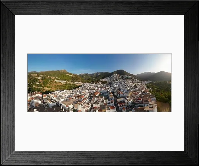 Framed Print : aerial view of the municipality of Ojen in the province of Malaga, Andalusia Framed Print : aerial view of the municipality of Ojen in the province of Malaga, Andalusia
