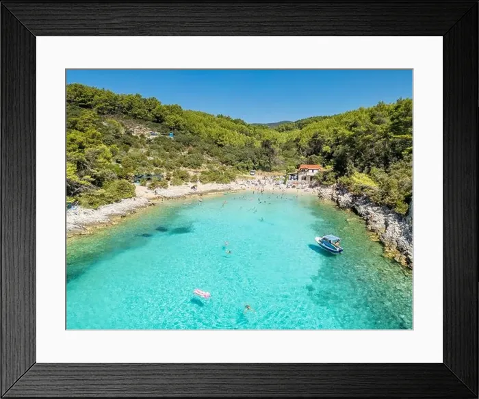Framed Print : Korcula Island, Croatia - August 5 Framed Print : Korcula Island, Croatia - August 5