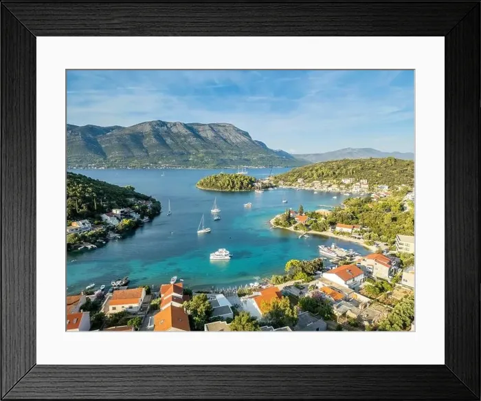 Framed Print : Korcula Island, Croatia - August 5 Framed Print : Korcula Island, Croatia - August 5