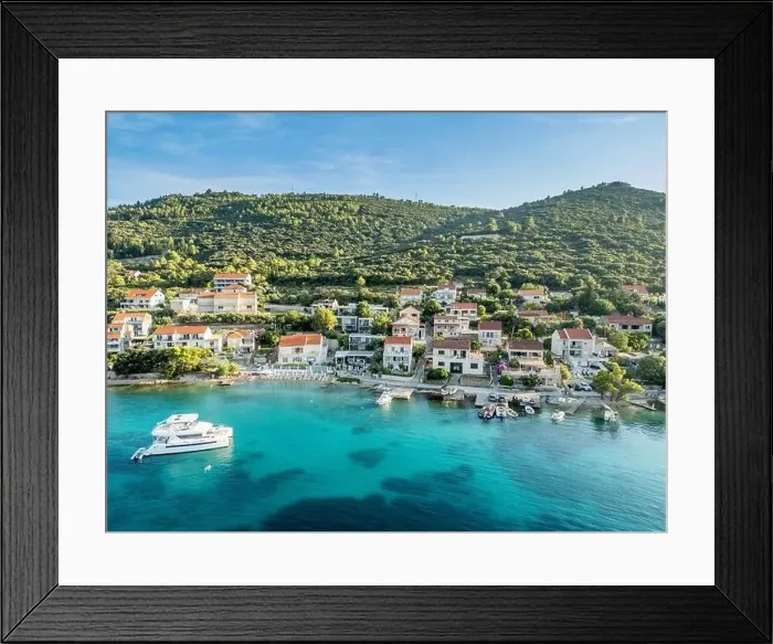 Framed Print : Korcula Island, Croatia - August 5 Framed Print : Korcula Island, Croatia - August 5