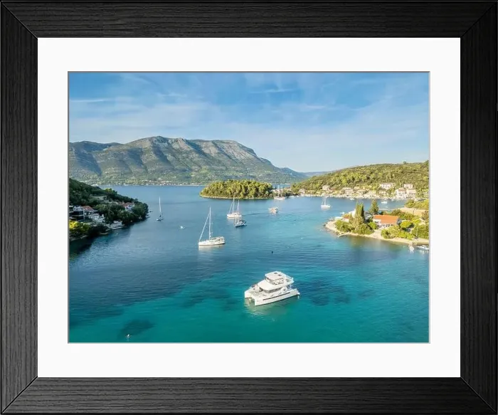 Framed Print : Korcula Island, Croatia - August 5 Framed Print : Korcula Island, Croatia - August 5