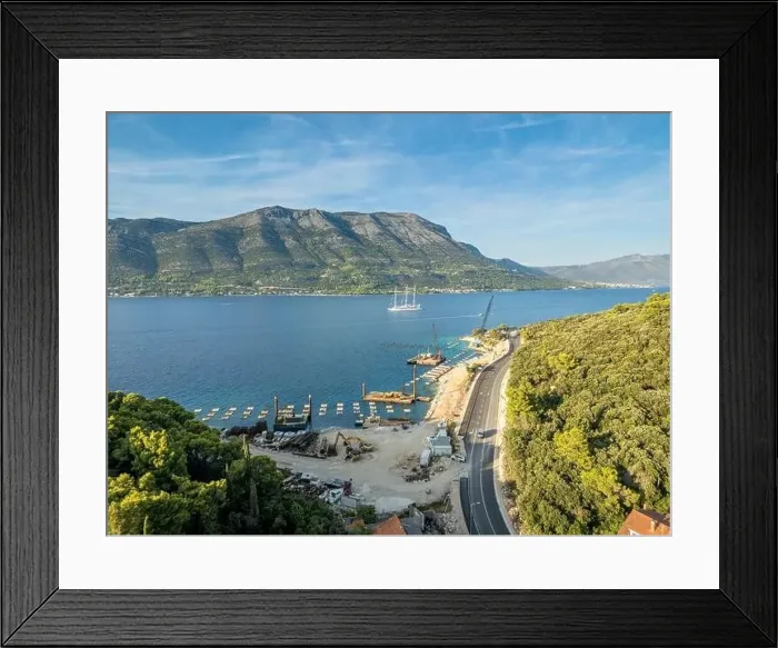 Framed Print : Korcula Island, Croatia - August 5 Framed Print : Korcula Island, Croatia - August 5