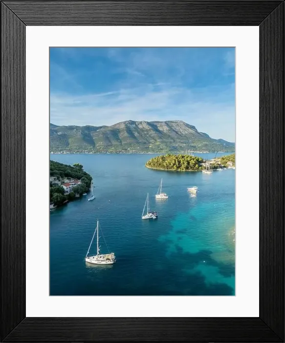 Framed Print : Korcula Island, Croatia - August 5 Framed Print : Korcula Island, Croatia - August 5