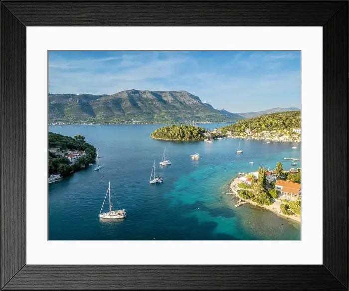 Framed Print : Korcula Island, Croatia - August 5 Framed Print : Korcula Island, Croatia - August 5