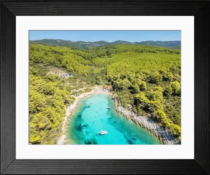 Framed Print : Korcula Island, Croatia - August 5