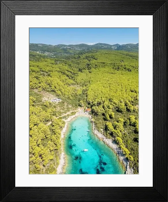Framed Print : Korcula Island, Croatia - August 5 Framed Print : Korcula Island, Croatia - August 5