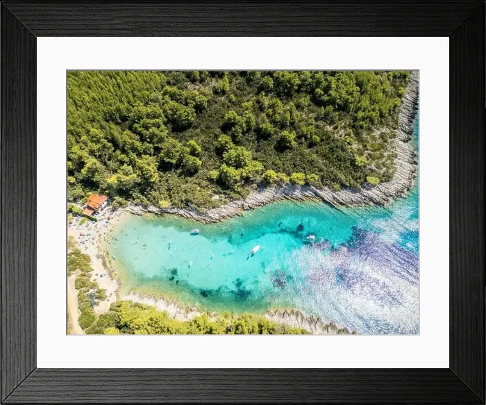 Framed Print : Korcula Island, Croatia - August 5 Framed Print : Korcula Island, Croatia - August 5