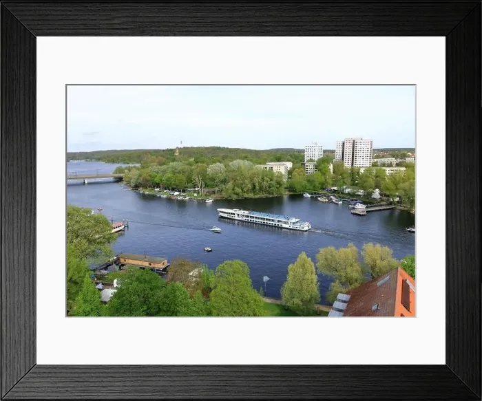 Framed Print : Potsdam, Brandenburg in Germany - April 13 2024: View over the City and surroundings to the north Framed Print : Potsdam, Brandenburg in Germany - April 13 2024: View over the City and surroundings to the north