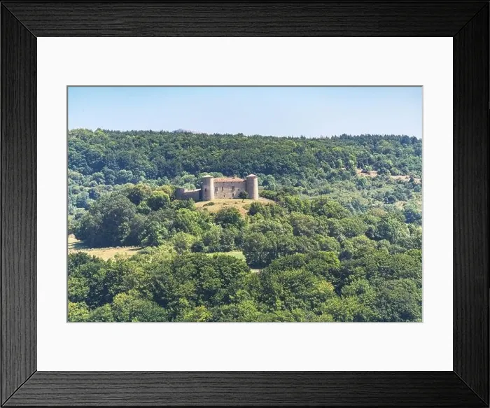 Framed Print : A Chateaux stands out against the Forest in The Drome Department Of South Eastern France Framed Print : A Chateaux stands out against the Forest in The Drome Department Of South Eastern France