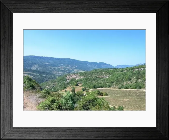 Framed Print : Drone Photo of The rolling Hills in the Drome, South East France Framed Print : Drone Photo of The rolling Hills in the Drome, South East France
