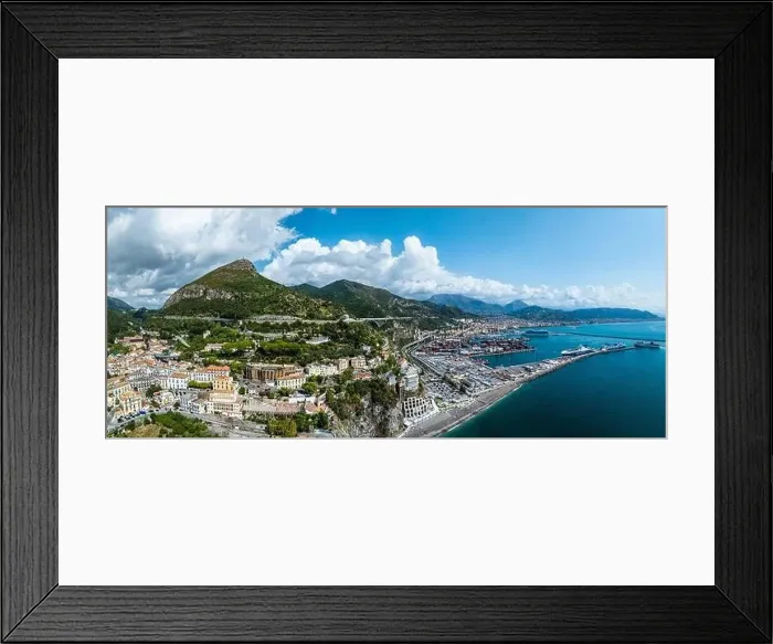 Framed Print : Panorama of Vietri sul Mare from a drone, Amalfi Coast, Salerno, Campania, Italy Framed Print : Panorama of Vietri sul Mare from a drone, Amalfi Coast, Salerno, Campania, Italy