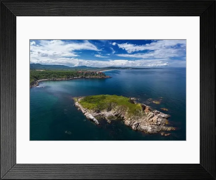 Framed Print : Aerial view to Sveti Toma island near to Sozopol, Bulgaria Framed Print : Aerial view to Sveti Toma island near to Sozopol, Bulgaria