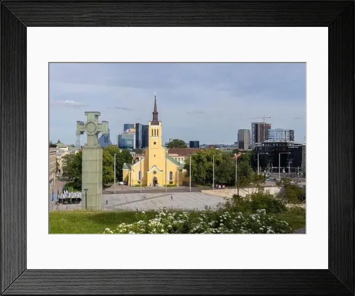 Framed Print : A view over Tallinn downtown Framed Print : A view over Tallinn downtown