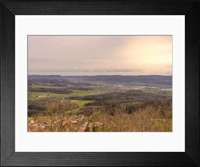 Framed Print : panoramic view of the city in Germany. High quality photo Framed Print : panoramic view of the city in Germany. High quality photo