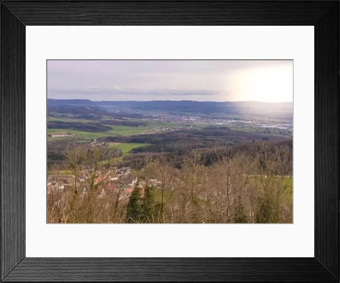 Framed Print : panoramic view of the city in Germany. High quality photo Framed Print : panoramic view of the city in Germany. High quality photo
