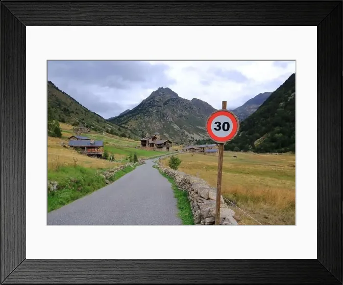 Framed Print : the Incles Valley near Soldeu in the Pyrenees of Andorra Framed Print : the Incles Valley near Soldeu in the Pyrenees of Andorra