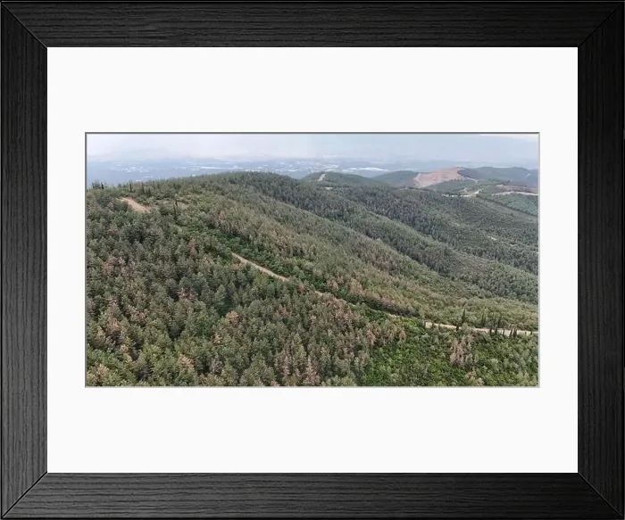 Framed Print : Autumn concept photo of mountain peak Framed Print : Autumn concept photo of mountain peak