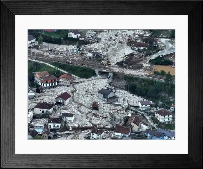 Framed Print : Jablanica, Donja Jablanica, Bosnia And Herzegovina - October 4th Framed Print : Jablanica, Donja Jablanica, Bosnia And Herzegovina - October 4th