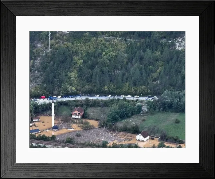 Framed Print : Jablanica, Donja Jablanica, Bosnia And Herzegovina - October 4th Framed Print : Jablanica, Donja Jablanica, Bosnia And Herzegovina - October 4th