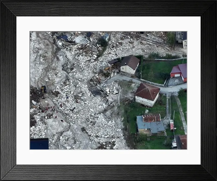 Framed Print : Jablanica, Donja Jablanica, Bosnia And Herzegovina - October 4th Framed Print : Jablanica, Donja Jablanica, Bosnia And Herzegovina - October 4th
