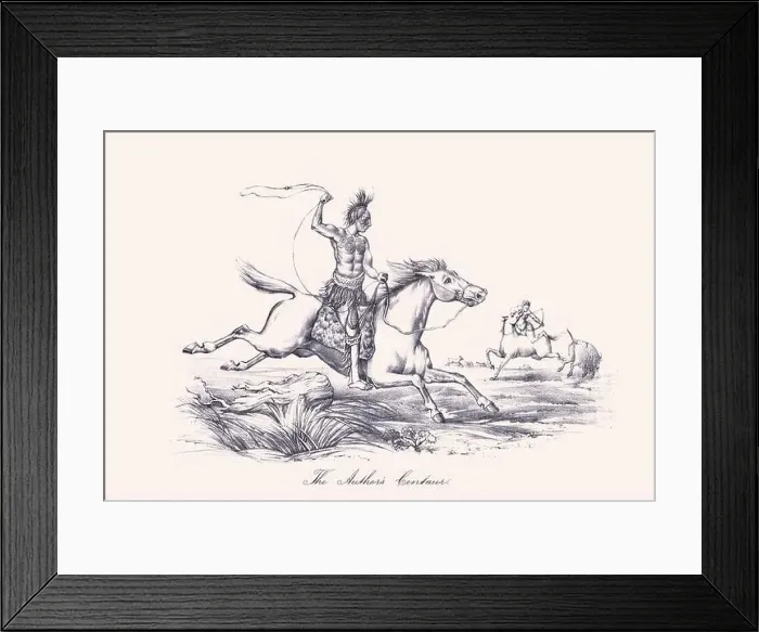 Framed Print : Horse illustration. 19th-century plate from a book on the practical treatise about the humane management of the horse Framed Print : Horse illustration. 19th-century plate from a book on the practical treatise about the humane management of the horse
