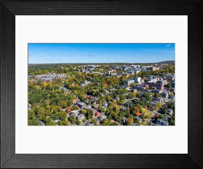 Framed Print : Late afternoon aerial autumn image of the area surrounding the City of Ithaca, NY, USA 10-12-2024 Framed Print : Late afternoon aerial autumn image of the area surrounding the City of Ithaca, NY, USA 10-12-2024