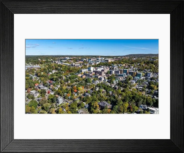 Framed Print : Late afternoon aerial autumn image of the area surrounding the City of Ithaca, NY, USA 10-12-2024 Framed Print : Late afternoon aerial autumn image of the area surrounding the City of Ithaca, NY, USA 10-12-2024
