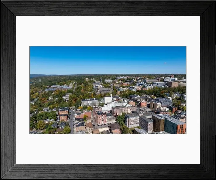 Framed Print : Late afternoon aerial autumn image of the area surrounding the City of Ithaca, NY, USA 10-12-2024 Framed Print : Late afternoon aerial autumn image of the area surrounding the City of Ithaca, NY, USA 10-12-2024